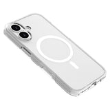 iPhone 17 Lippa Hybrid Plastic Case - MagSafe Compatible - Transparent / White