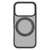 iPhone 17 Pro Lippa Hybrid Plastic Case with 360 Rotating Kickstand - MagSafe Compatible - Matte / Black