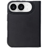 iPhone Duo Lippa Artificial Leather Flip Case - MagSafe Compatible - Black