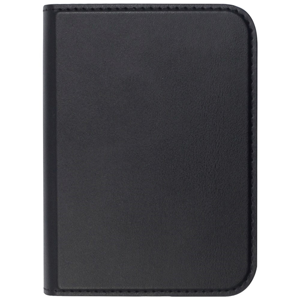 iPhone Duo Lippa Artificial Leather Flip Case - MagSafe Compatible - Black