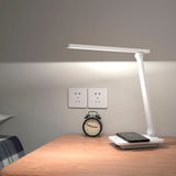 Lippa LED Desk lamp with Wireless Charging & Mobile Holder - White