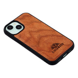 EIDERWOOD iPhone 15 Magnetic Wood Case - MagSafe Compatible - Cherry Wood