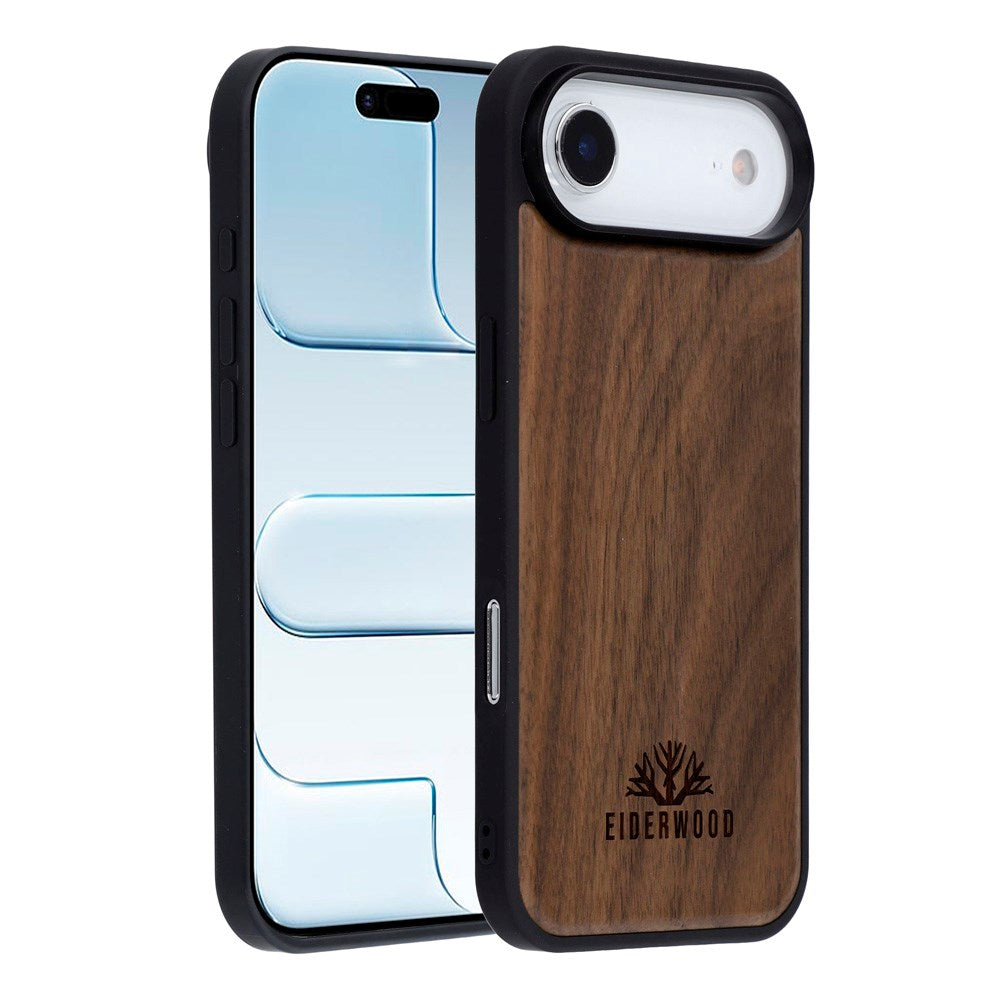 EIDERWOOD iPhone Air Magnetic Wood Case - MagSafe Compatible - Walnut Tree