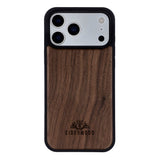 EIDERWOOD iPhone 17 Pro Max Magnetic Wood Case - MagSafe Compatible - Walnut Tree