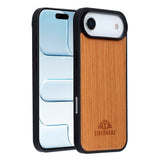 EIDERWOOD iPhone Air Magnetic Wood Case - MagSafe Compatible - Cherry Wood