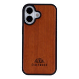 EIDERWOOD iPhone 17 Magnetic Wood Case - MagSafe Compatible - Rosewood