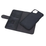 iPhone 11 GEAR Leather Wallet Case & Magnet - Black