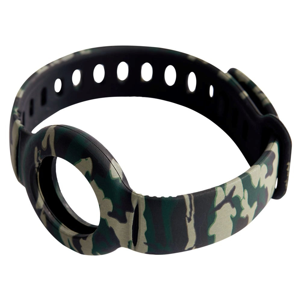 DELTACO Apple AirTag Strap - Silicone - Camouflage