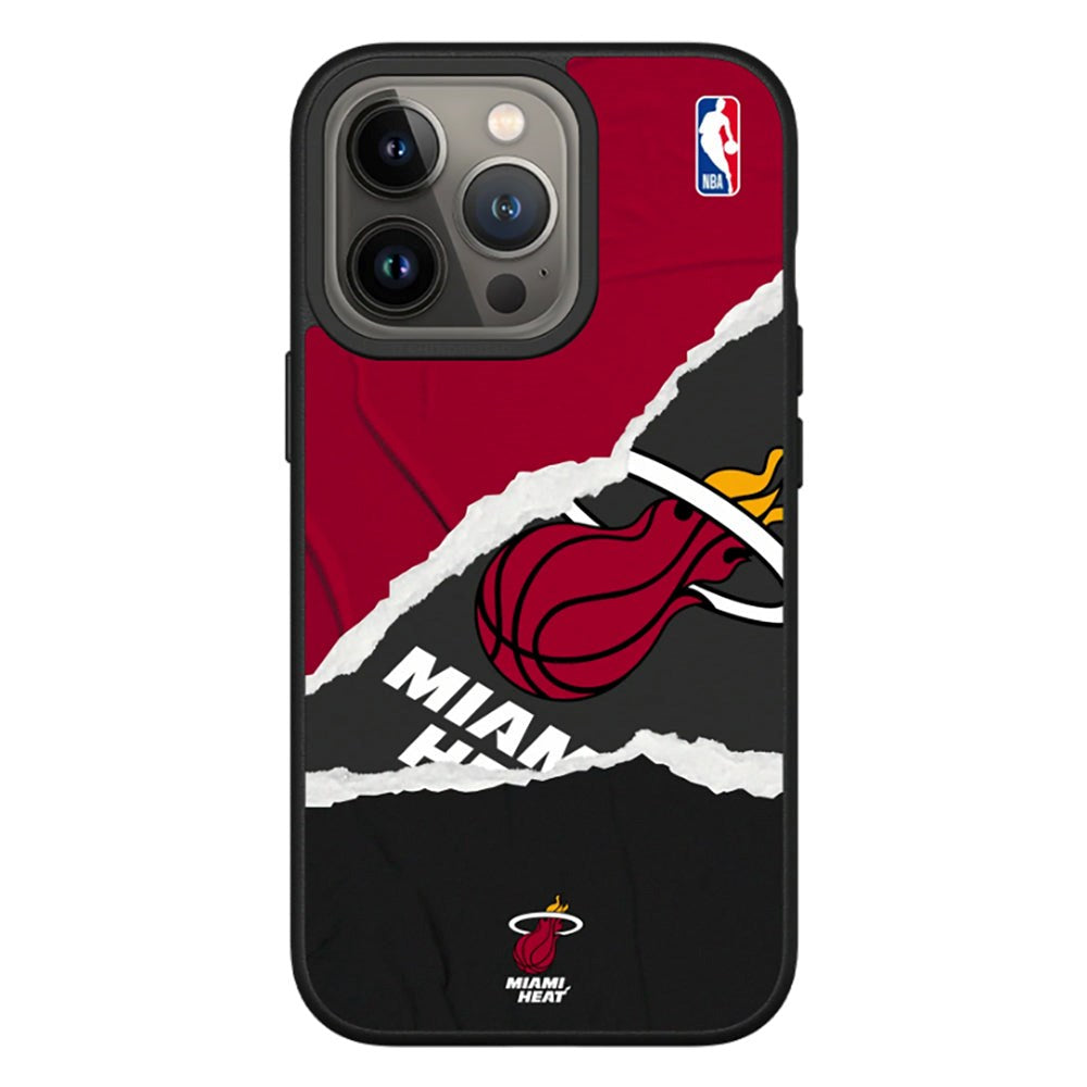 iPhone 13 Pro RhinoShield SolidSuit Drop Proof NBA Case with Miami Heat - Sweat and Tears