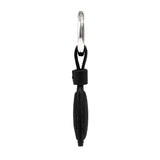 AirTag 1. & 2. Gen. Mobile Origin Genuine Leather Case w. Carabiner - Black