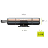 2-in-1 Emergency Hammer for Windows and Seat Belt in Car Mobile Origin - Black