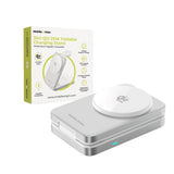 3-in-1 Qi2 Foldable Wireless Charger Mobile Origin - Phone, Apple Watch & Earphones - Silver