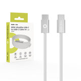 Mobile Origin UltraSlim 60W USB-C to USB-C Cable - 1m - White