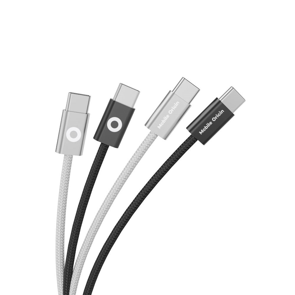 Mobile Origin UltraSlim 60W USB-C to USB-C Cable - 1m - White
