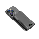 3-in-1 Power Bank 10000mAh Mobile Origin w. Wireless Charging – MagSafe Compatible – Black