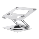 T'NB Rotatable Laptop Stand with MagSafe Phone Holder & Detachable 6-in-1 Hub - Silver