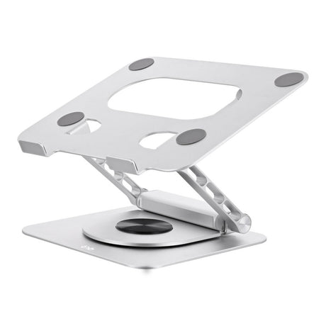T'NB Rotatable Laptop Stand with MagSafe Phone Holder & Detachable 6-in-1 Hub - Silver