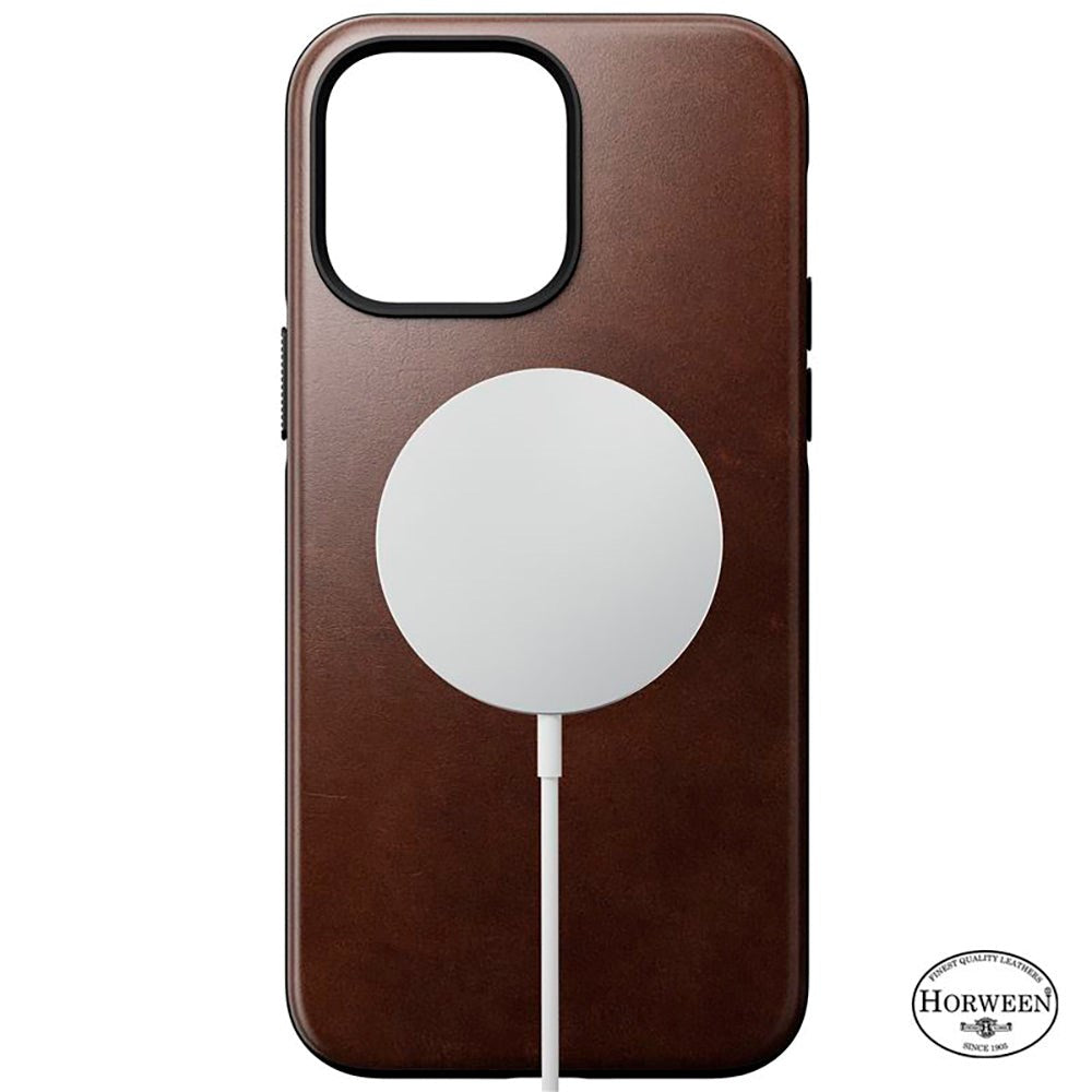 iPhone 14 Pro Max Modern Nomad Horween Leather Case - MagSafe Compatible - Brown