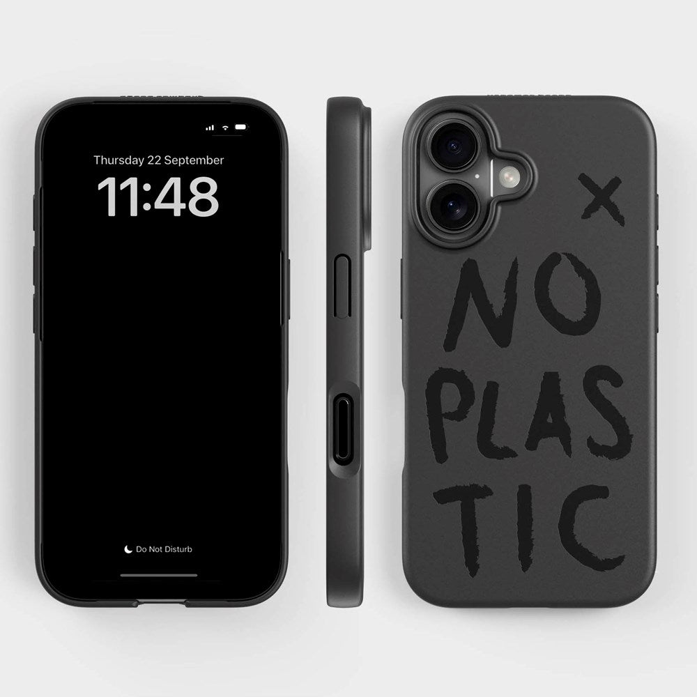 agood company iPhone 16 PLNTPRTCT Case - Black / No Plastic