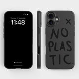 agood company iPhone 16 Plus PLNTPRTCT Case - Black / No Plastic