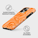 Burga iPhone 13 Pro Tough Fashion Case - High Vibrations