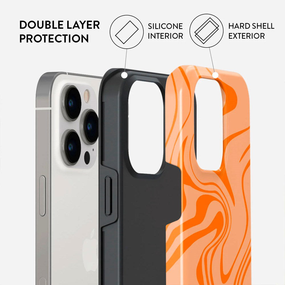 Burga iPhone 14 Pro Tough Fashion Case - High Vibrations