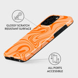 Burga iPhone 15 Pro Tough Fashion Case - High Vibrations