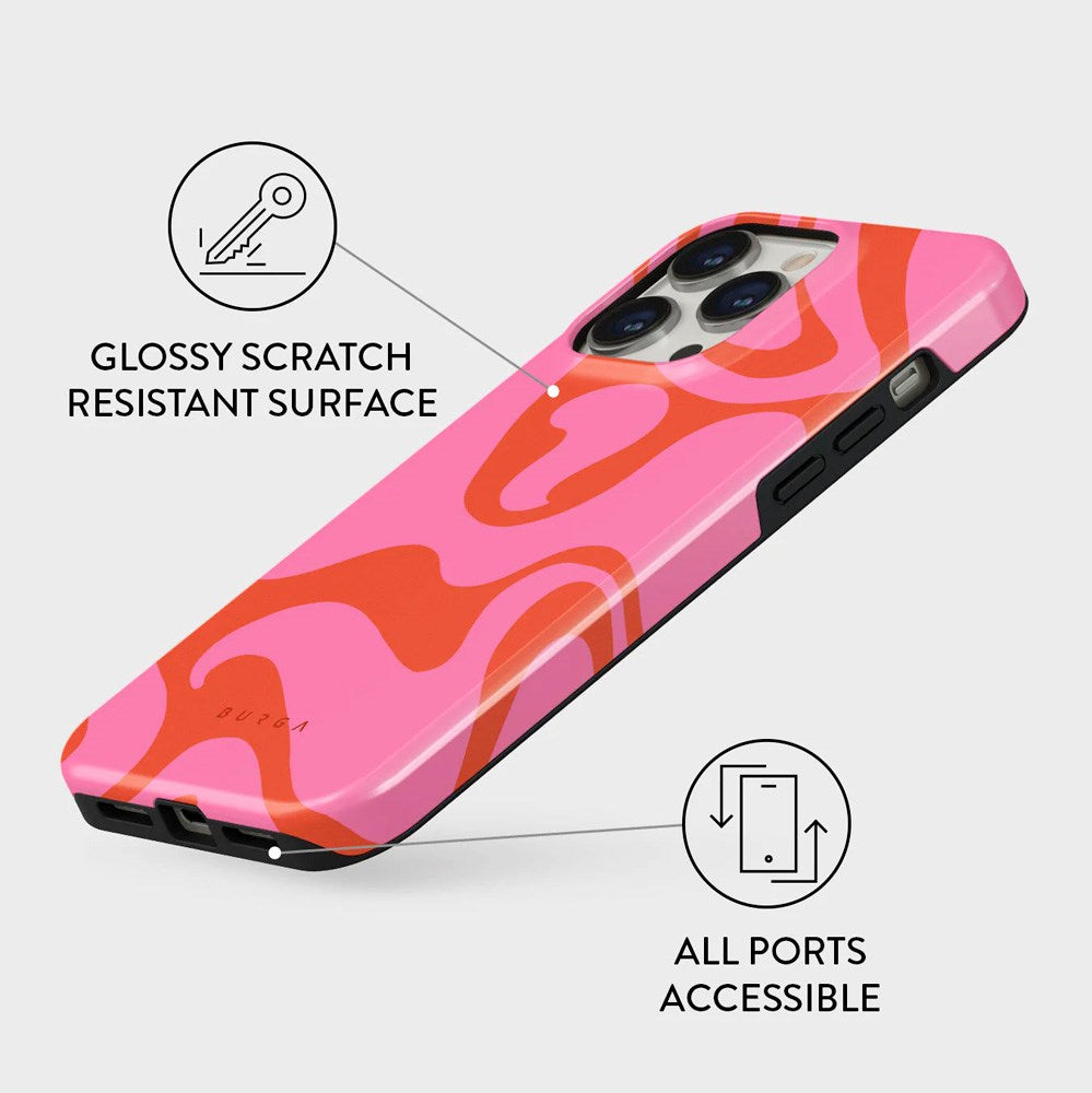 Burga iPhone 13 Pro Tough Fashion Case - Ride the Wave