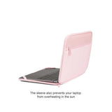 Philbert MacBook 15-16" Sleeve with Built-in Sun / Privacy Shield - Pink