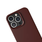 Nudient Thin Case iPhone 16 Pro Case - MagSafe Compatible - Burgundy Red