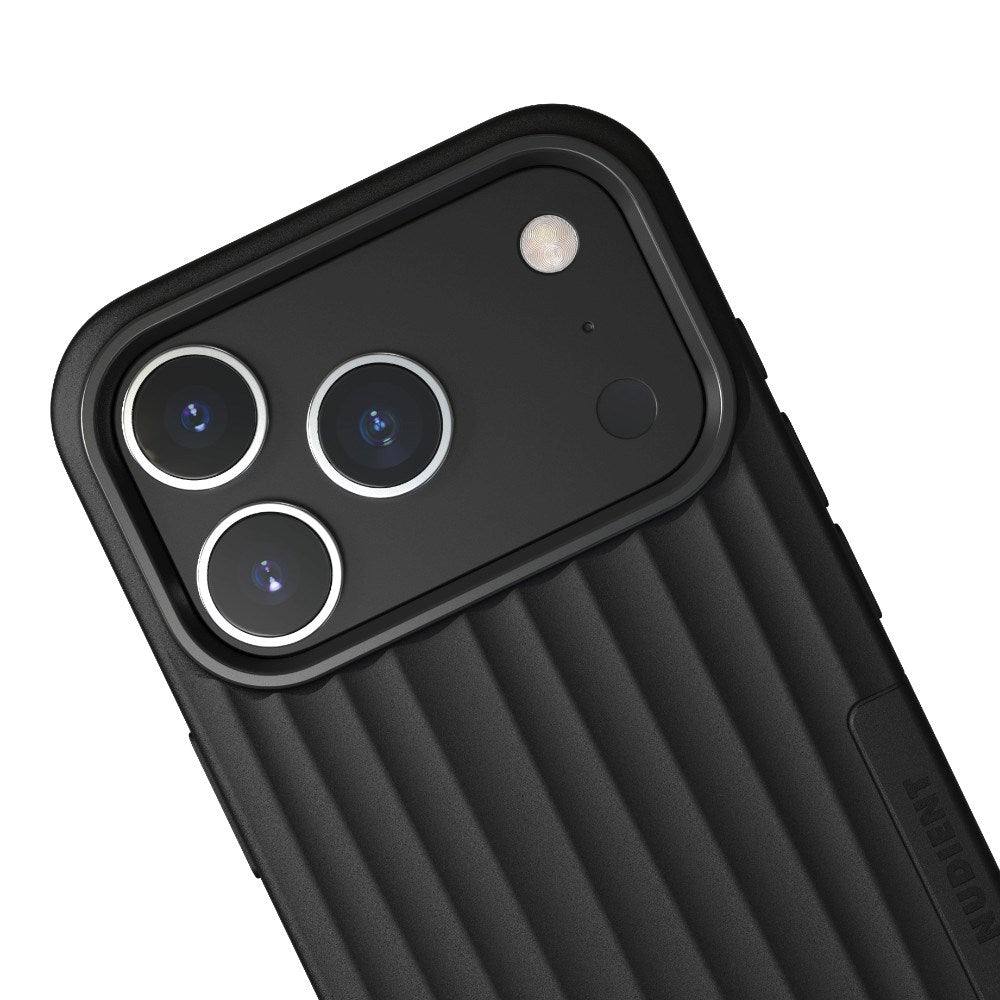 iPhone 18 Pro / 17 Pro Nudient Bold Case - MagSafe Compatible - Charcoal Black