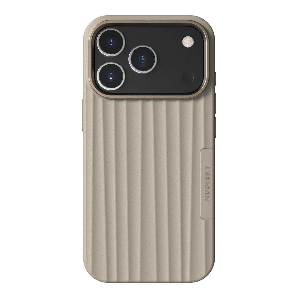 iPhone 18 Pro / 17 Pro Nudient Bold Case - MagSafe Compatible - Linen Beige