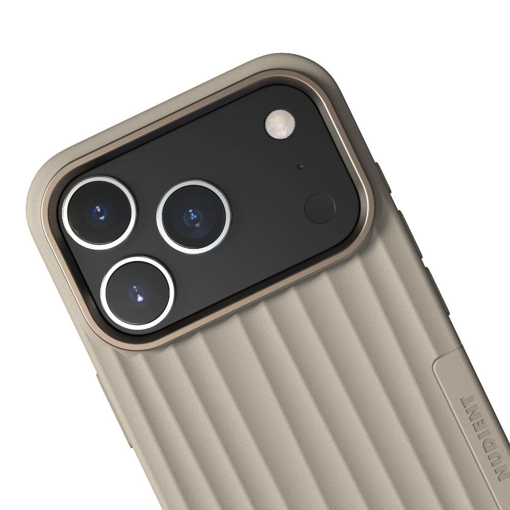 iPhone 18 Pro / 17 Pro Nudient Bold Case - MagSafe Compatible - Linen Beige