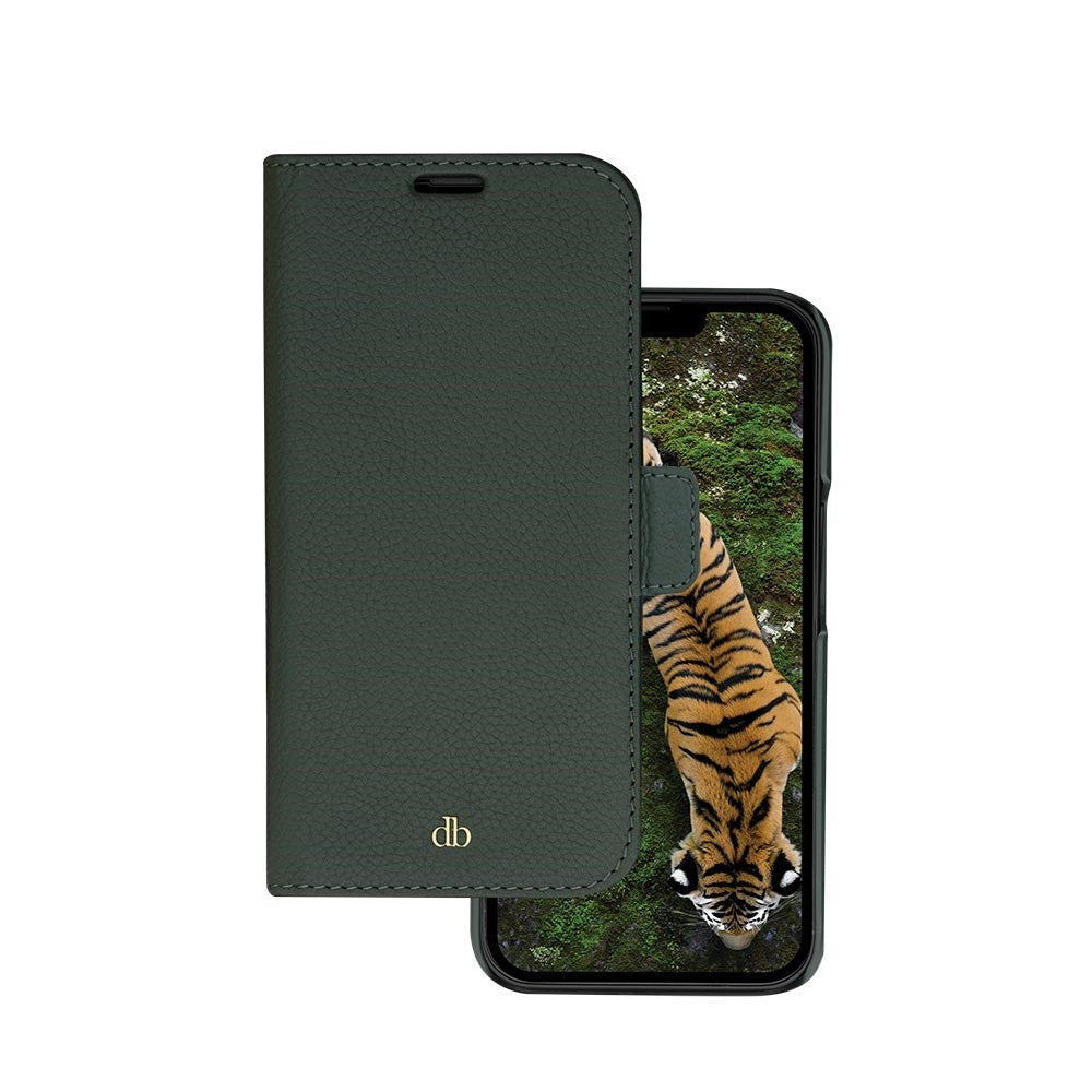 Dbramante1928 iPhone 14 Pro New York 2-in-1 Leather Flip Case - Green