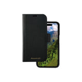 dbramante1928 New York 2-in-1 Flip Case - Genuine Leather - iPhone 15 Pro - Black