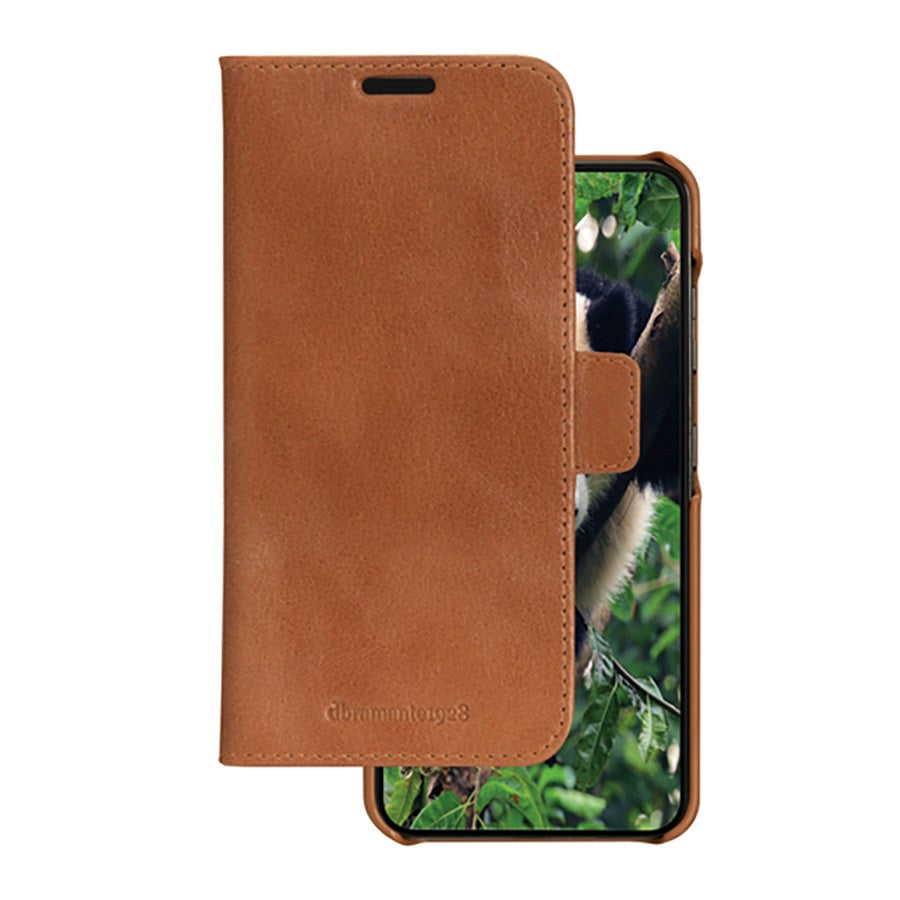 Samsung Galaxy S23 dbramante1928 Lynge Genuine Leather Magnet Flip Case - Tan