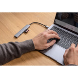 Epico 6-in-1 USB-C Adapter – Aluminium Design with 8K Resolution - Space Grey