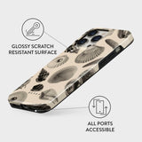 Burga iPhone 13 Pro Tough Fashion Case - Shell Mosaic