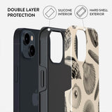 Burga iPhone 14 Tough Fashion Case - Shell Mosaic