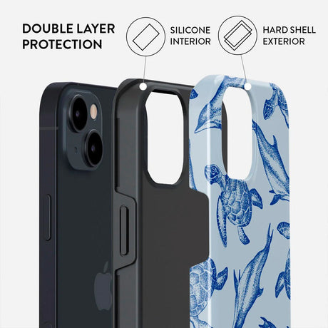 iPhone 13 Burga Tough Fashion Case - MagSafe Compatible - Aquatic Dance