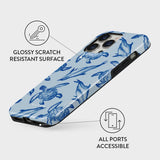 Burga iPhone 14 Pro Tough Fashion Case - Aquatic Dance