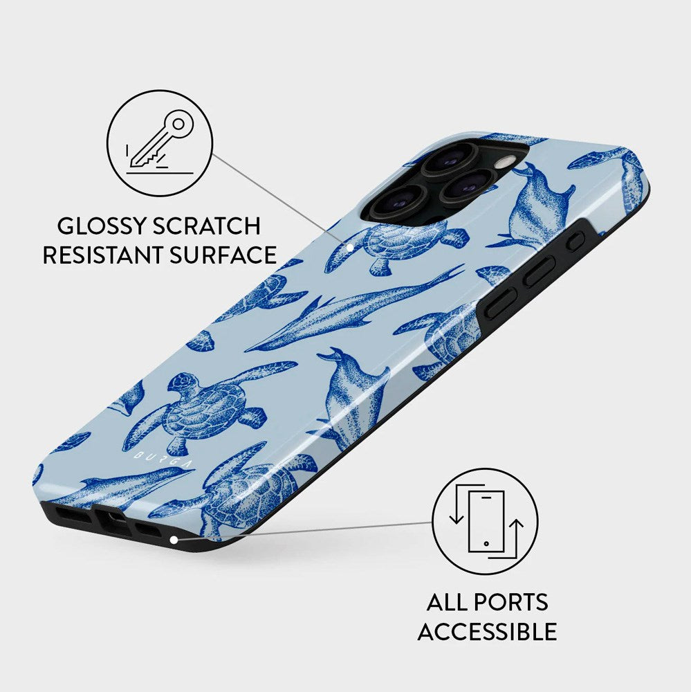 Burga iPhone 15 Pro Tough Fashion Case - Aquatic Dance