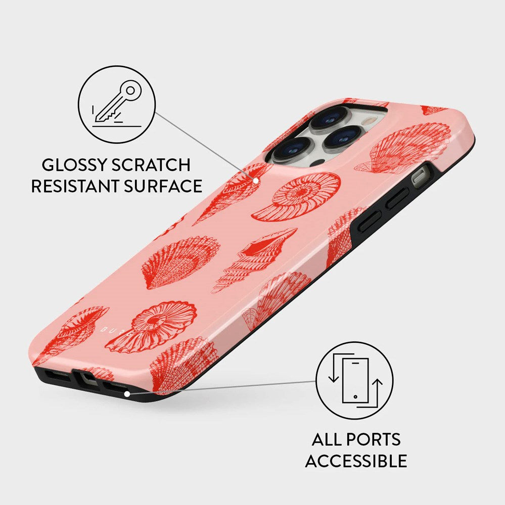 iPhone 13 Pro Burga Tough Fashion Case - MagSafe Compatible - Coastal Treasure