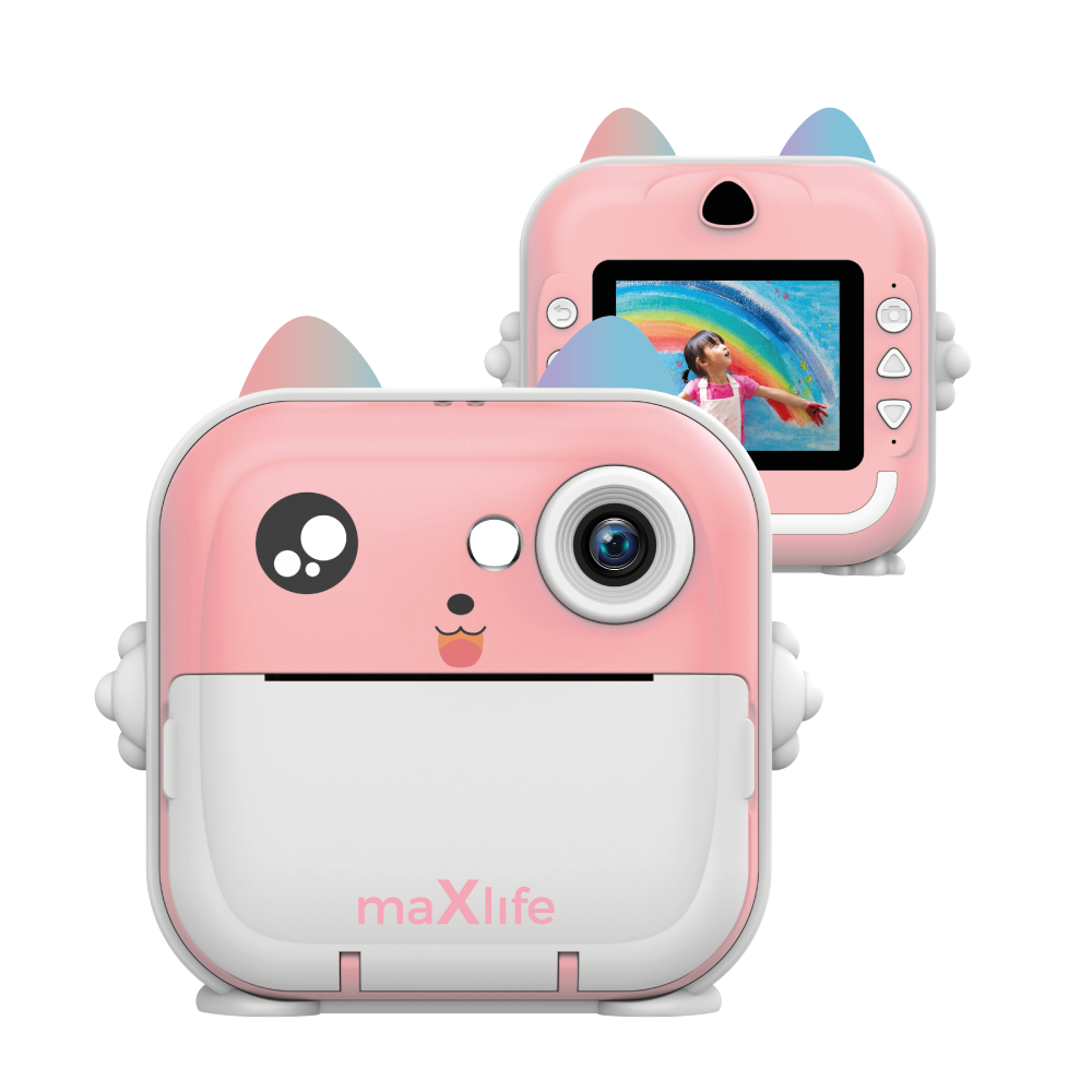 MaxLife MXRC-100 Kids - Digital Instant Camera - Pink