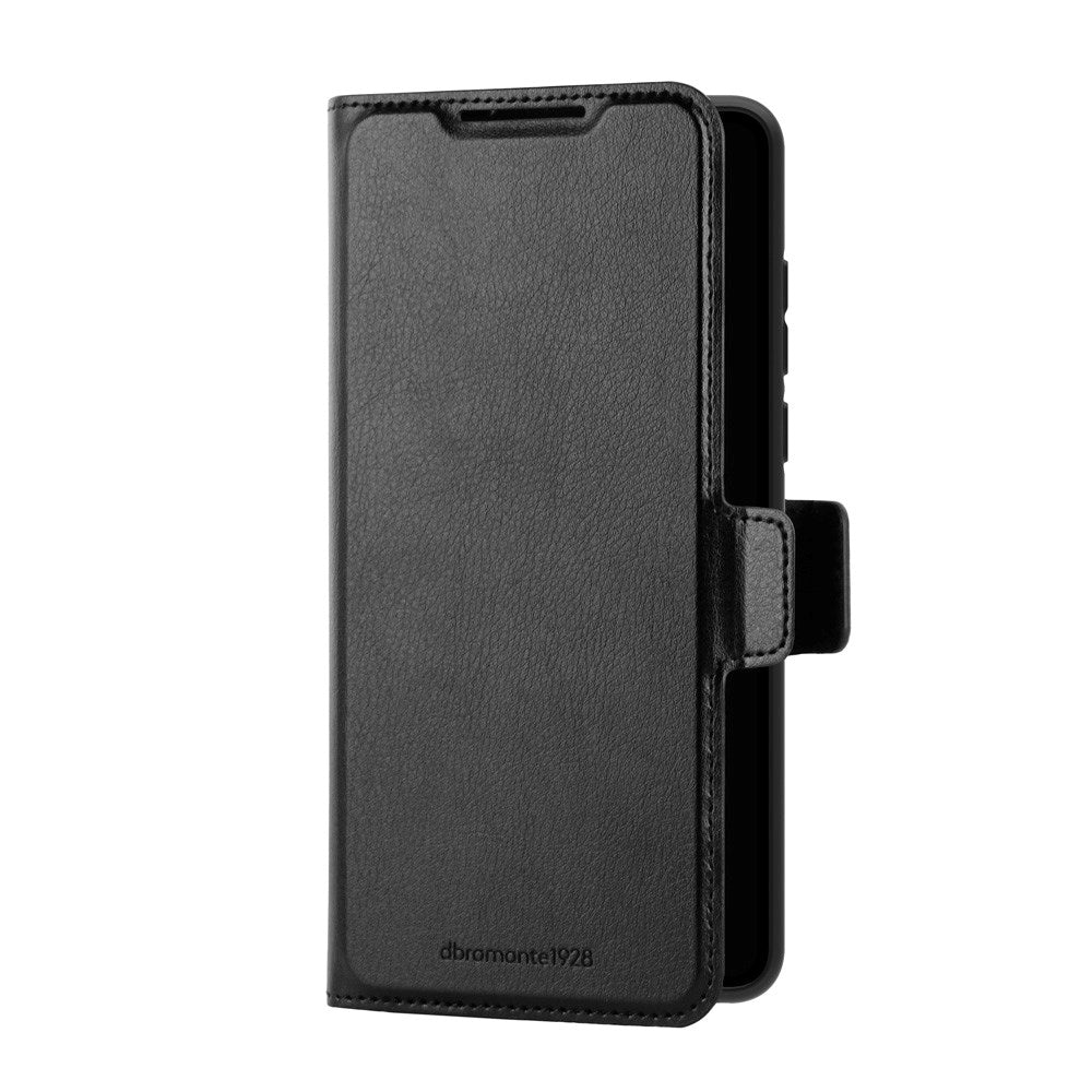 OnePlus 13 dbramante1928 Oslo Pro Slim Recycled Plastic Flip Case with Card Holder - Black