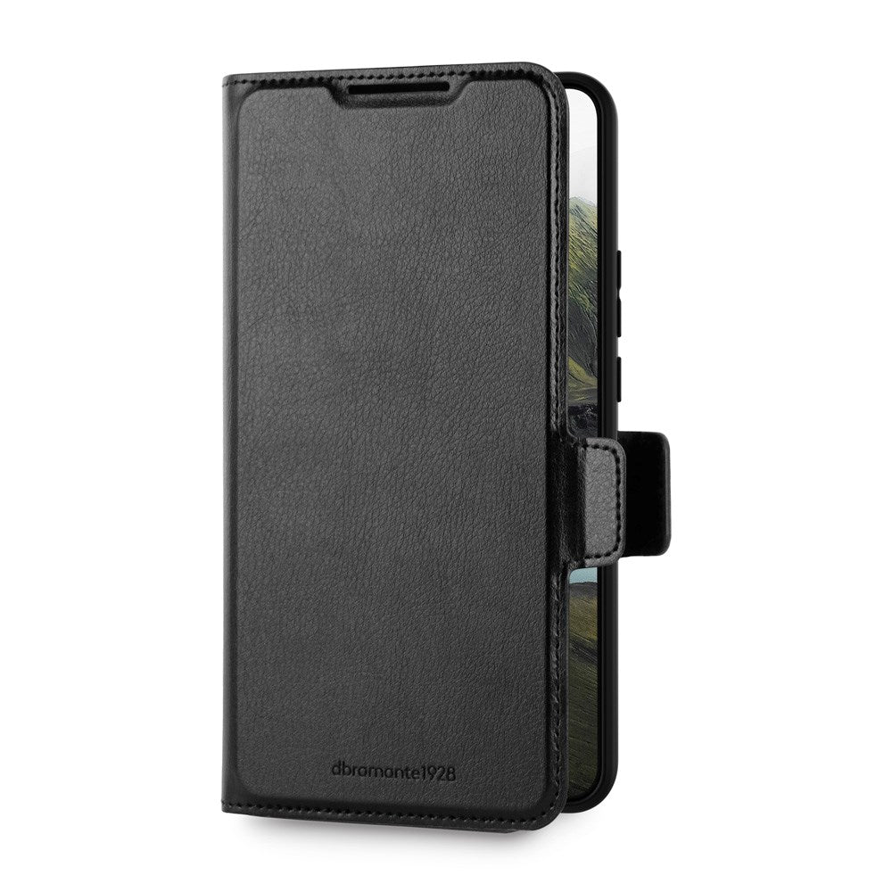 Xiaomi 15 Ultra dbramante1928 Oslo Pro Slim Recycled Plastic Flip Case with Card Holder - Black