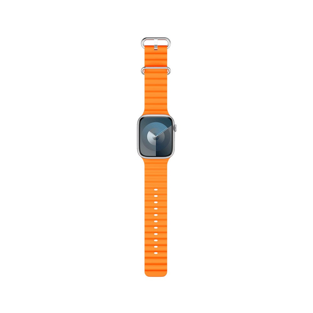 Apple Watch (38/40/SE/41/42mm) Epico Ocean Silicone Strap - Orange