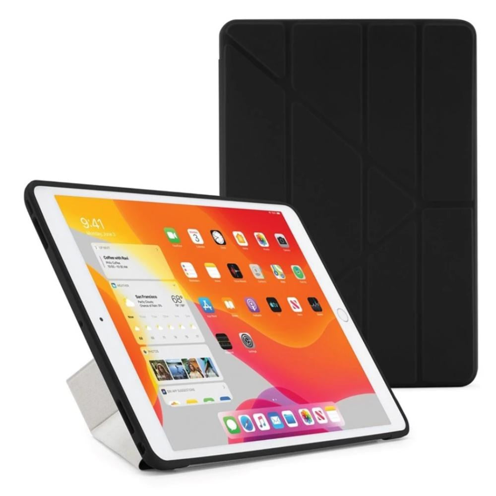 iPad 10.2" (2020 / 2019) Pipetto Origami Case - Black / Transparent (P052-49-7)