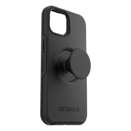 iPhone 14 / 13 OTTERBOX + POPSOCKETS Symmetry Series Tough Case w. Built-in PopGrip - Black