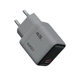 Aukey 45W PD Wall Charger with 1 x USB-C - Grey